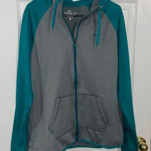 Nike zip up hoodie.